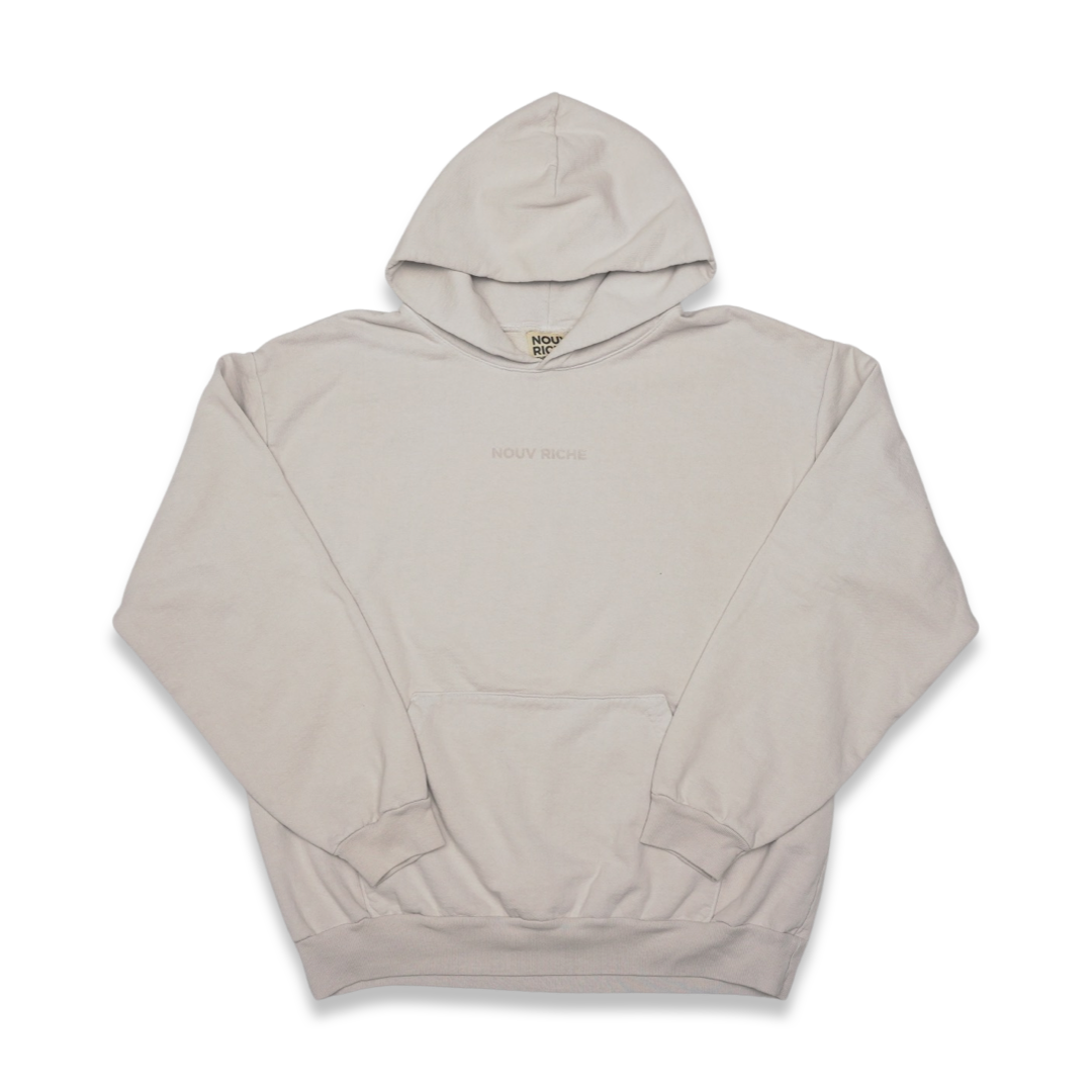 "FINE PRINT" HOODIE (CRÉME)